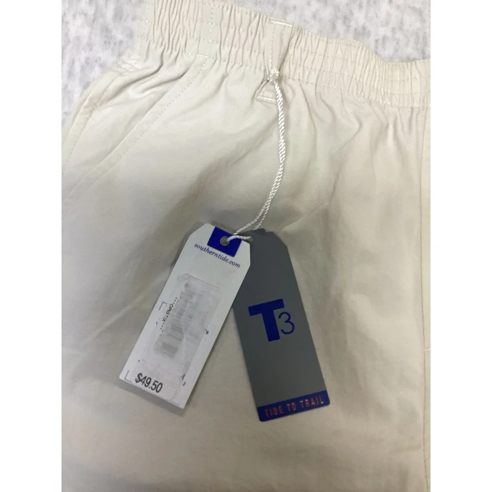 Southern Tide Boys XL 16 T3 Tide to Trail Shorts Khaki Tan Nylon Active Outdoor